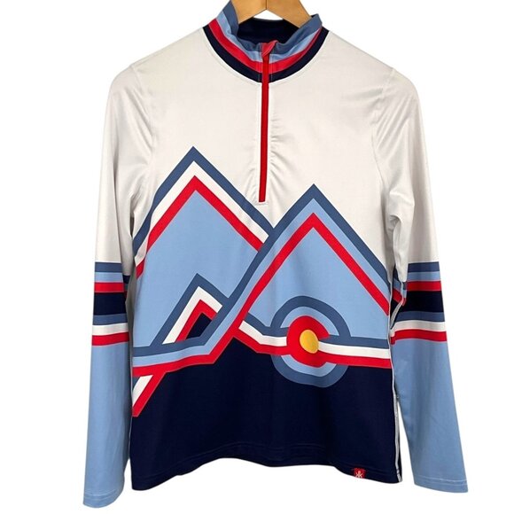 Krimson Klover Tops - Krimson Klover 1/4 Zip Colorado Base Layer Top Long Sleeve Size S Small Ski